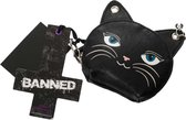 Banned - Feminine Feline Dames portemonnee - Zwart