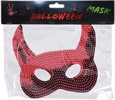Witbaard Oogmasker Halloween Rood