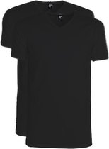 Alan Red T-shirt Zwart Aansluitend - Maat XL - Heren - Never out of stock Collectie - Katoen;Elestan