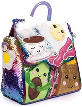 Irregular Choice Brunch Bunch Handtas Rugtas Blauw Roze