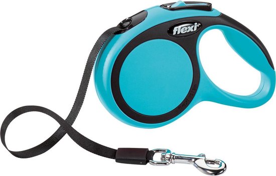 Flexi New Comfort Tape - Riem - Blauw - XS - 3 m - (<12 kg)