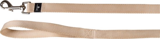 Hond Looplijn Pookie Beige 1,3m 20mm