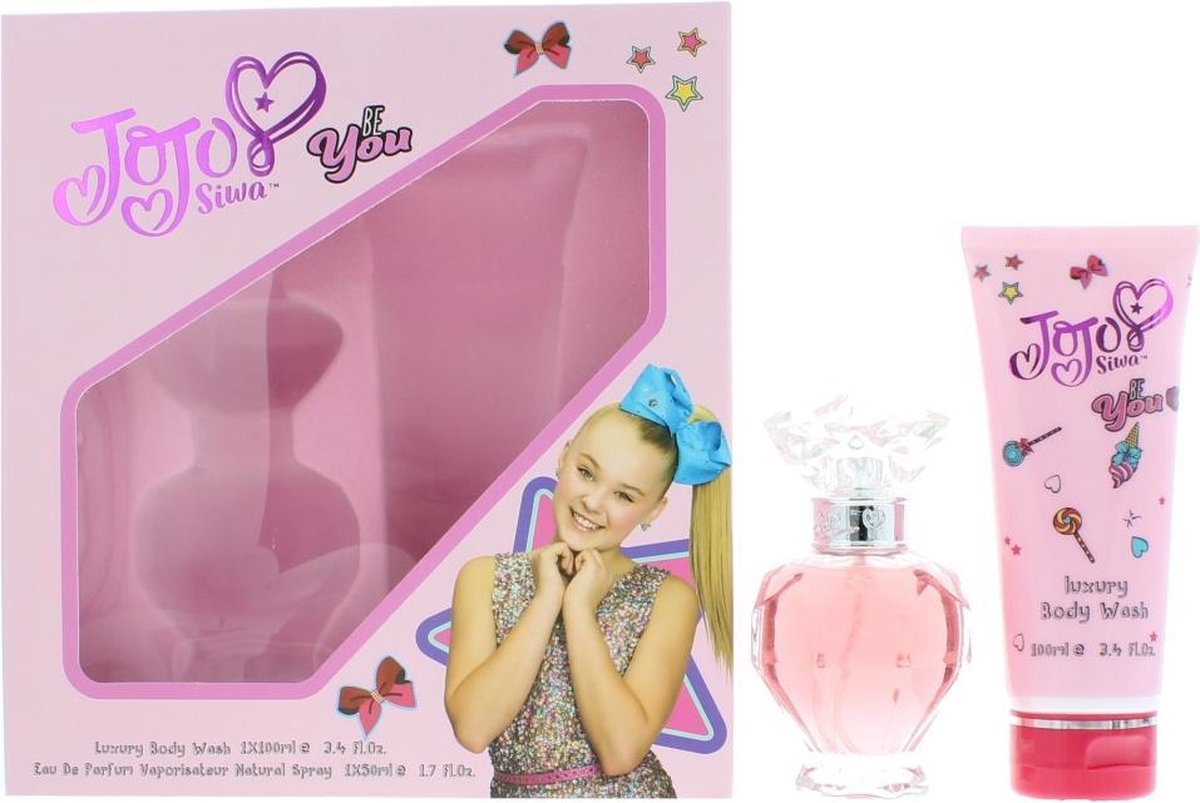 Jojo Siwa Be You Eau De Parfum 2 Pieces Gift Set : Eau De Parfum 50ml - Body Wash 100ml