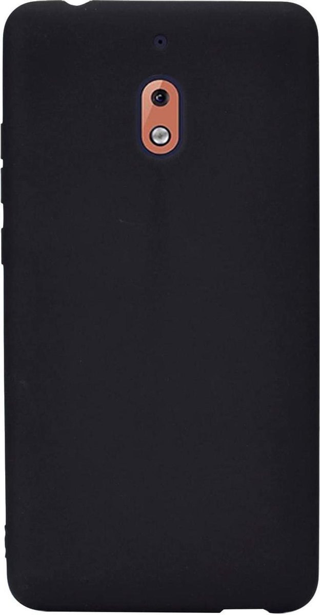 Silicone hoesje Geschikt voor: Nokia 2.1 - zwart