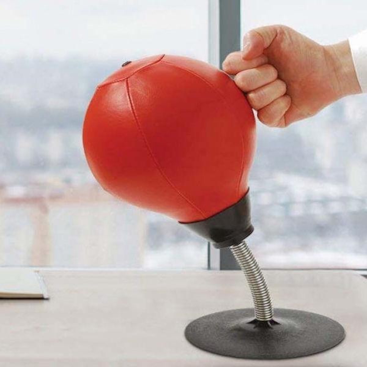 Punching-ball mini, balle anti-stress de bureau