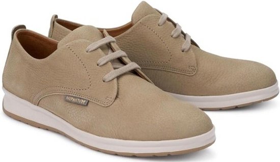 Mephisto Lester - heren veterschoen - beige - maat 42 (EU) 8 (UK)