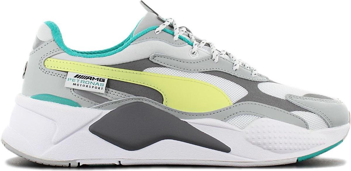 PUMA Mercedes AMG Petronas Motorsport RS-X3 Heren Sneakers Sport Casual  schoenen Meerkleurig 306499-01 - Schoenen.nl