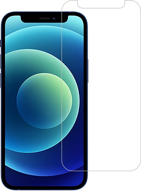 Protecteur d'écran pour iPhone 12 Mini, avec découpe pour l'encoche.