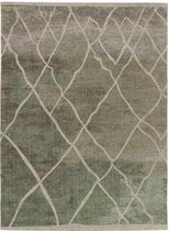 camera kwaadaardig Kluisje Brinker Carpets - Feel Good Rabat Green Taupe Vloerkleed - 170x230 cm -  Rechthoekig -... | bol.com