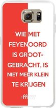 6F hoesje - geschikt voor Samsung Galaxy S6 -  Transparant TPU Case - Feyenoord - Grootgebracht #ffffff