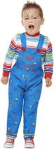 Smiffy's - Chucky & Child's Play Kostuum - Chucky Wil Alleen Maar Spelen Kind Kostuum - Blauw - Maat 90 - Halloween - Verkleedkleding
