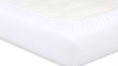 BeterBed Select Perkal Hoeslaken 140 x 200 - 100% Katoen Percale - Matrasbeschermer - Matrashoes - Wit