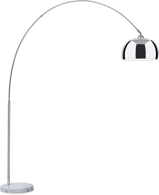 Amara arc lampe abat-jour plaqué or socle en marbre E27 cordon d'alimentation: 2 m or