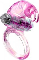 Penis Ring - CockRing - Met Rabbit voor Clitoris Simulatie - Vibratie - Pink