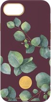 FLAVR Studio Wine Eucalyptus planten hoesje voor iPhone 6 6s 7 8 en SE 2020 SE 2022 - kleurrijk