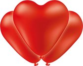 Tib Hart-ballonnen 38 Cm Latex Rood 5 Stuks