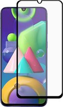 Shop4 - Samsung Galaxy M21 Glazen Screenprotector - Edge-To-Edge Gehard Glas Transparant