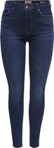 Only Onlpaola Hw Sk Dnm Jeans  Dark Blue Denim