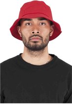 Flexfit - Flexfit Cotton Twill Bucket Hat red one size Hoed - Vissershoed - Rood
