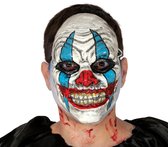 Fiestas Guirca Masker Terror Clown Pvc Wit One-size