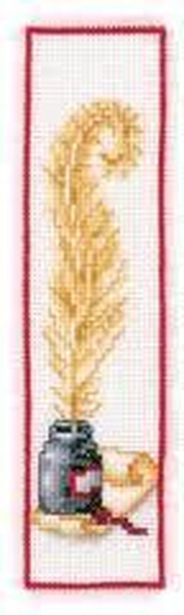 Vervaco - Bladwijzer kit - Ganzenveer - PN-0011279 - Borduren - Borduurpakket - Borduurpakket volwassenen - Borduurpakket kind
