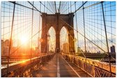 Schilderij - Brooklyn Bridge, New York