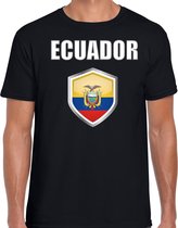 Ecuador landen t-shirt zwart heren - Ecuadoriaanse landen shirt / kleding - EK / WK / Olympische spelen Ecuador outfit 2XL