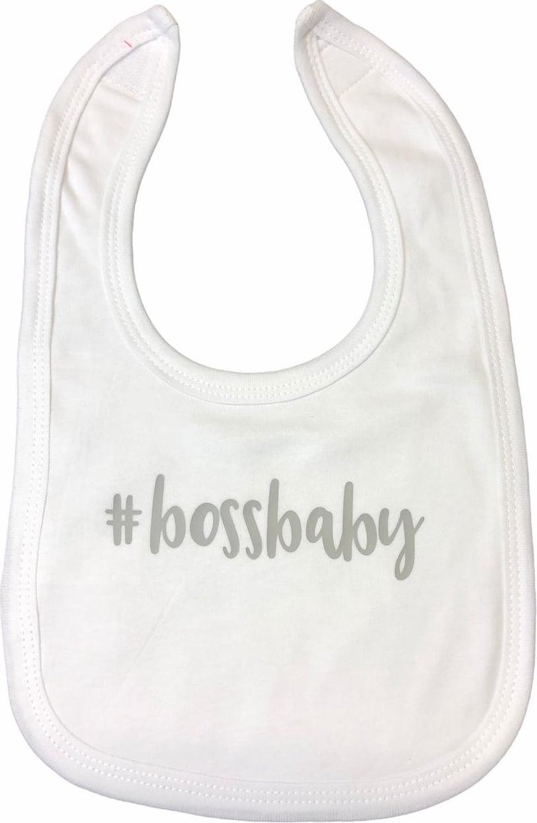 Goedkoopste Soft Touch Slabber Bossbaby Jongens 33 Cm Katoen Wit/grijs