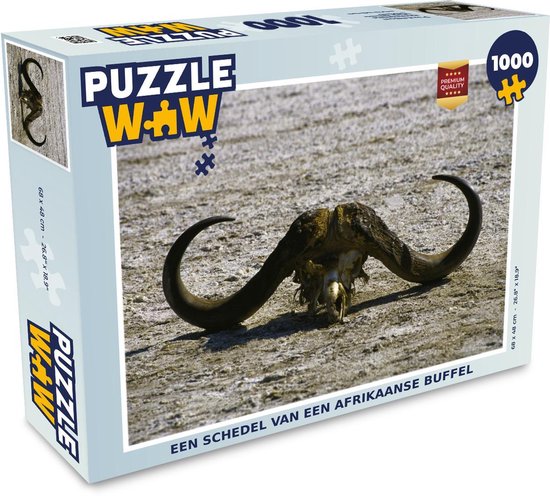 Puzzel Schedel - Buffel - Woestijn - Legpuzzel - Puzzel 1000 stukjes  volwassenen | bol.com