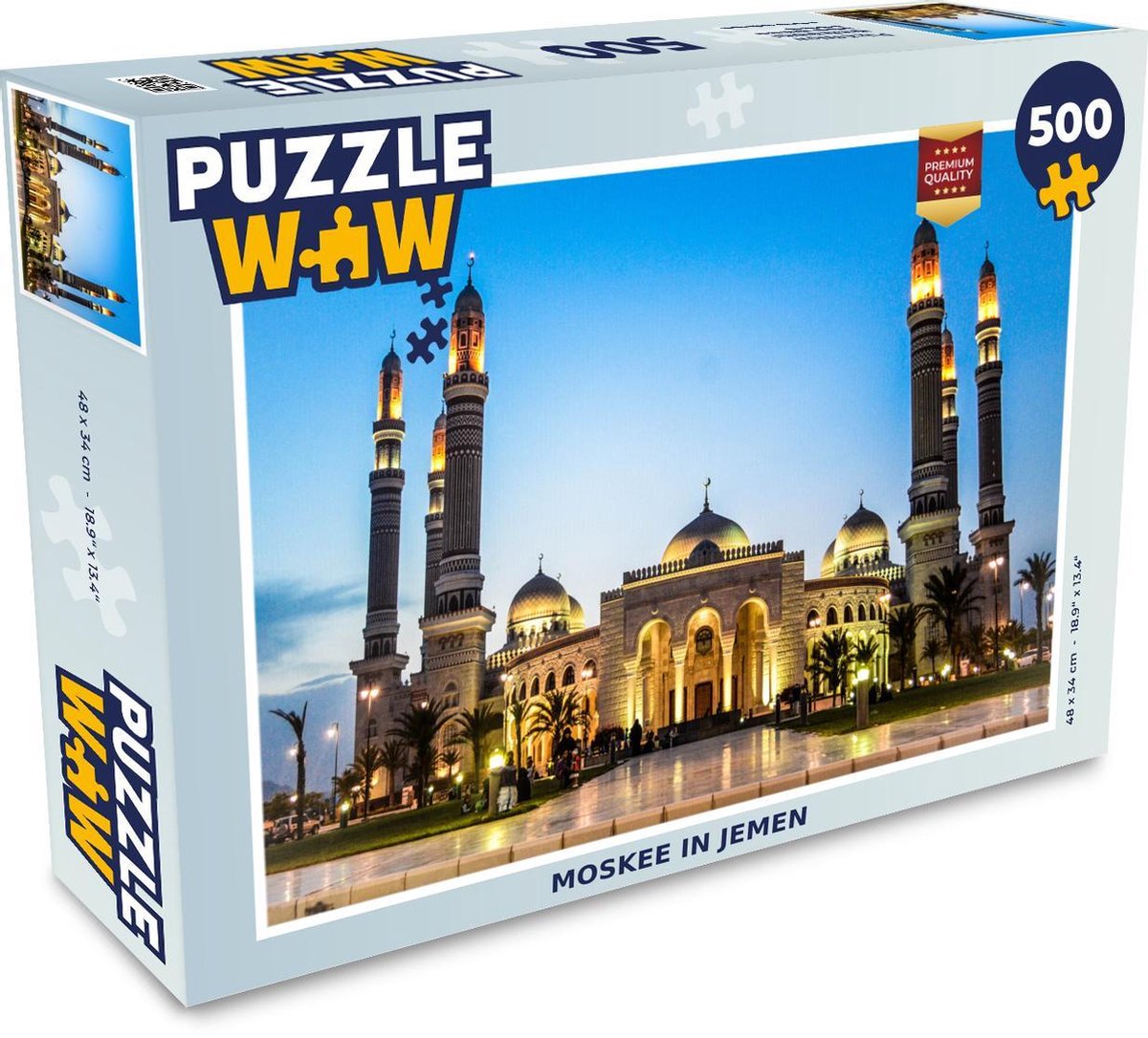 Puzzel 500 stukjes Jemen - Moskee in Jemen - PuzzleWow heeft +100000 puzzels  | bol.com