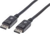 Manhattan DisplayPort Aansluitkabel DisplayPort stekker, DisplayPort stekker 2.00 m Zwart 307116-CG DisplayPort-kabel