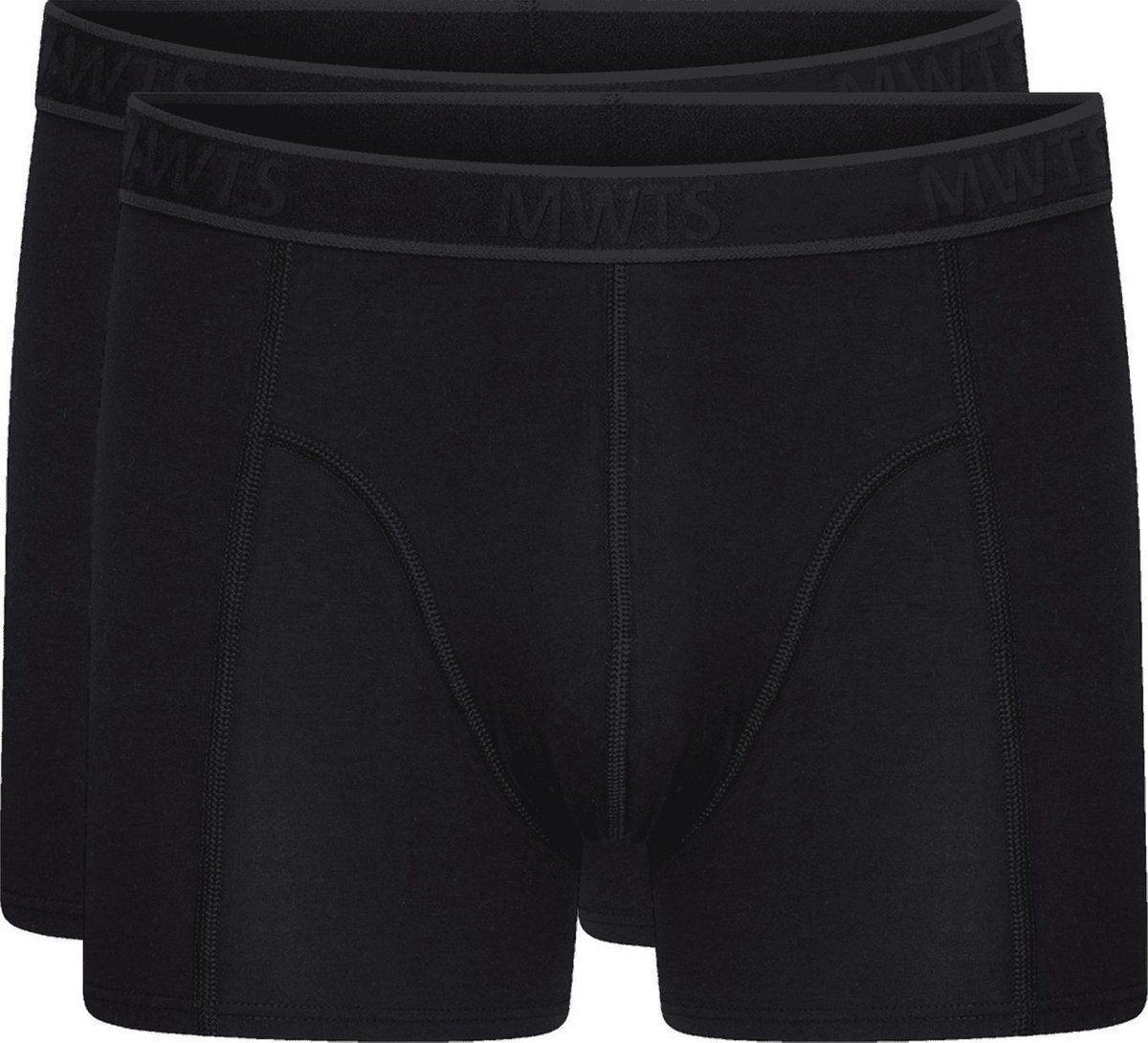 MWTS Boxershorts Heren - 2-pack - Comfort Fit - Bamboe & Katoen - Maat M - Zwart