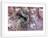 Foto in frame Abstracte hart, 120x80, paars, Premium print