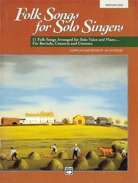 Folk Songs for Solo Singers, Vol. 1, Jay Althouse 9780882848754