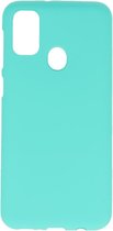 Wicked Narwal | Color TPU Hoesje voor Samsung Samsung Galaxy M31 Turquoise