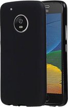 Mobieletelefoonhoesje.nl - Motorola Moto G5 Plus TPU Hoesje Zwart