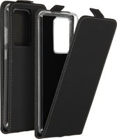 Accezz Hoesje Geschikt voor Samsung Galaxy S20 Ultra Hoesje Met Pasjeshouder - Accezz Flipcase - Zwart