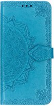 Mandala Booktype Samsung Galaxy S10 hoesje - Turquoise