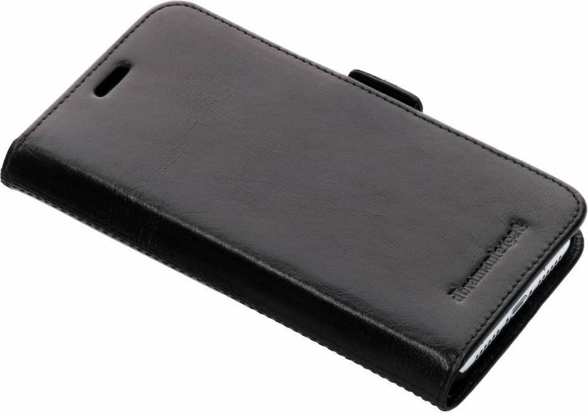 iPhone XR Bookcase hoesje - dbramante1928 - Effen Zwart - Leer