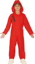 FIESTAS GUIRCA, SL - Costume de voleur rouge pour enfants - 110/116 (5-6 ans) - Costumes pour enfants
