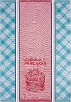 Clarysse Theedoek Pancakes Blauw 50x70cm