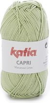 Katia Capri - kleur 170 Licht groen - 50 gr. = 125 m. - 100% katoen