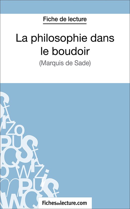 La philosophie dans le boudoir - cover