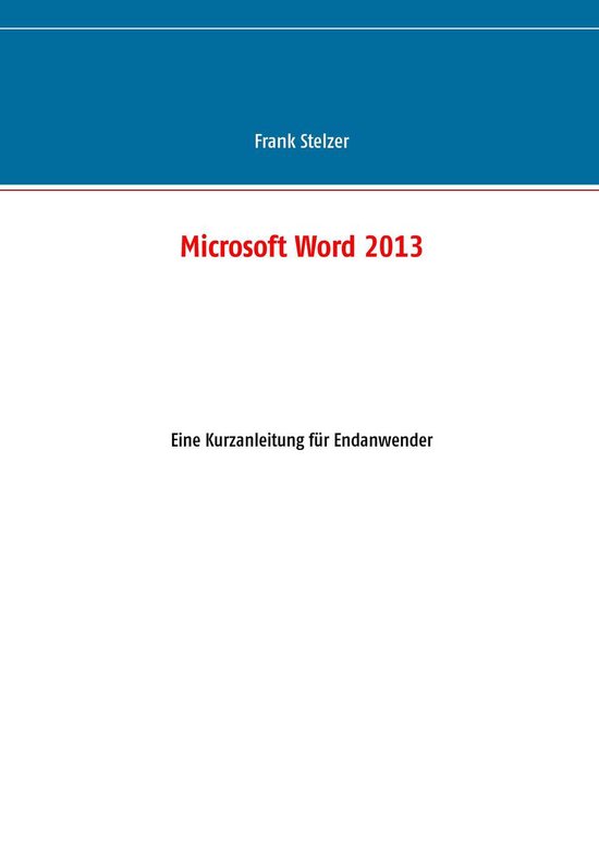 Microsoft Word 2013 - cover