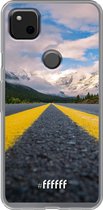 Google Pixel 4a Hoesje Transparant TPU Case - Road Ahead #ffffff