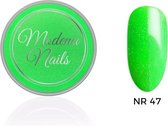 Modena Nails Acryl Neon Glitter Groen - 47