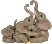 Something Different Beeld/figuur Elephant Family Grijs