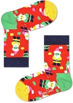 Happy Socks Sokken Kids Santa Socks Rood Maat:4-6 jaar
