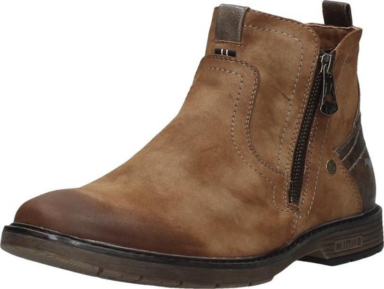 Rits achter heren enkellaarzen | KLEDING.nl