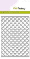 CraftEmotions Mal - Cutting Grid - ruit scallop Card 10.5x14.8 centimeter
